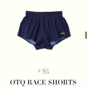 Tracksmith OTQ Strata Shorts, Navy